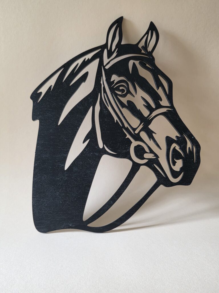 lasersnijden_paard_zwart