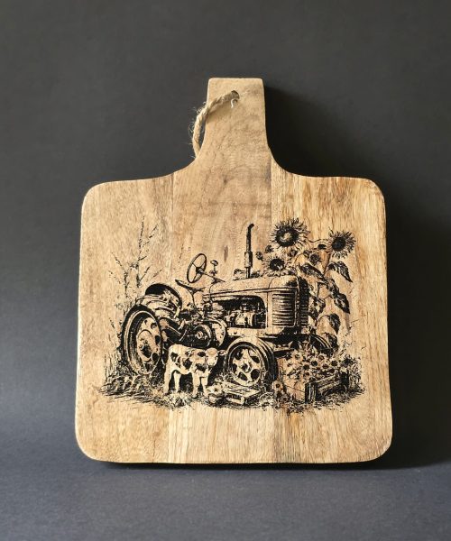 graveren-hout-tractor